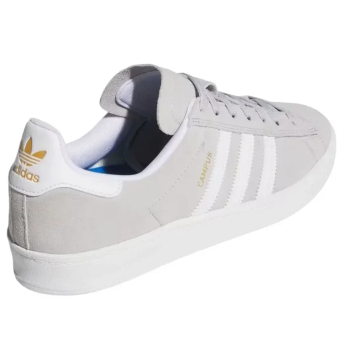 Adidas Campus Adv “Grey Two Cloud White Gold Metallic”