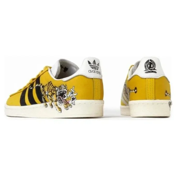 Adidas X Kasina X Kim Jung Gi Campus Shoes “Hazy Yellow”